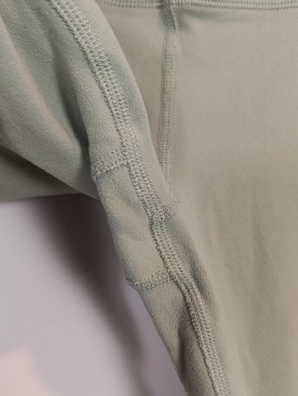 ALO YOGA Goddess Ribbed Leggings in Sage and Stormy Heather Size Small